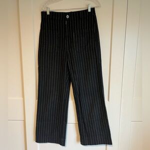 Horses Atelier Pinstripe High Waisted Trousers